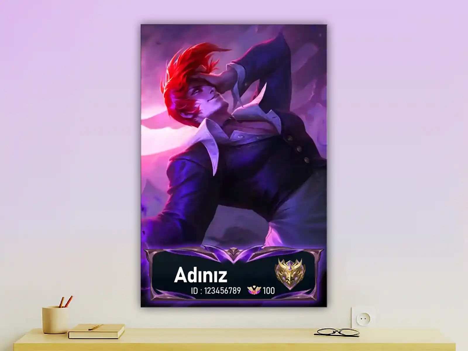 MLBB — Baskılı Büyük Tablo