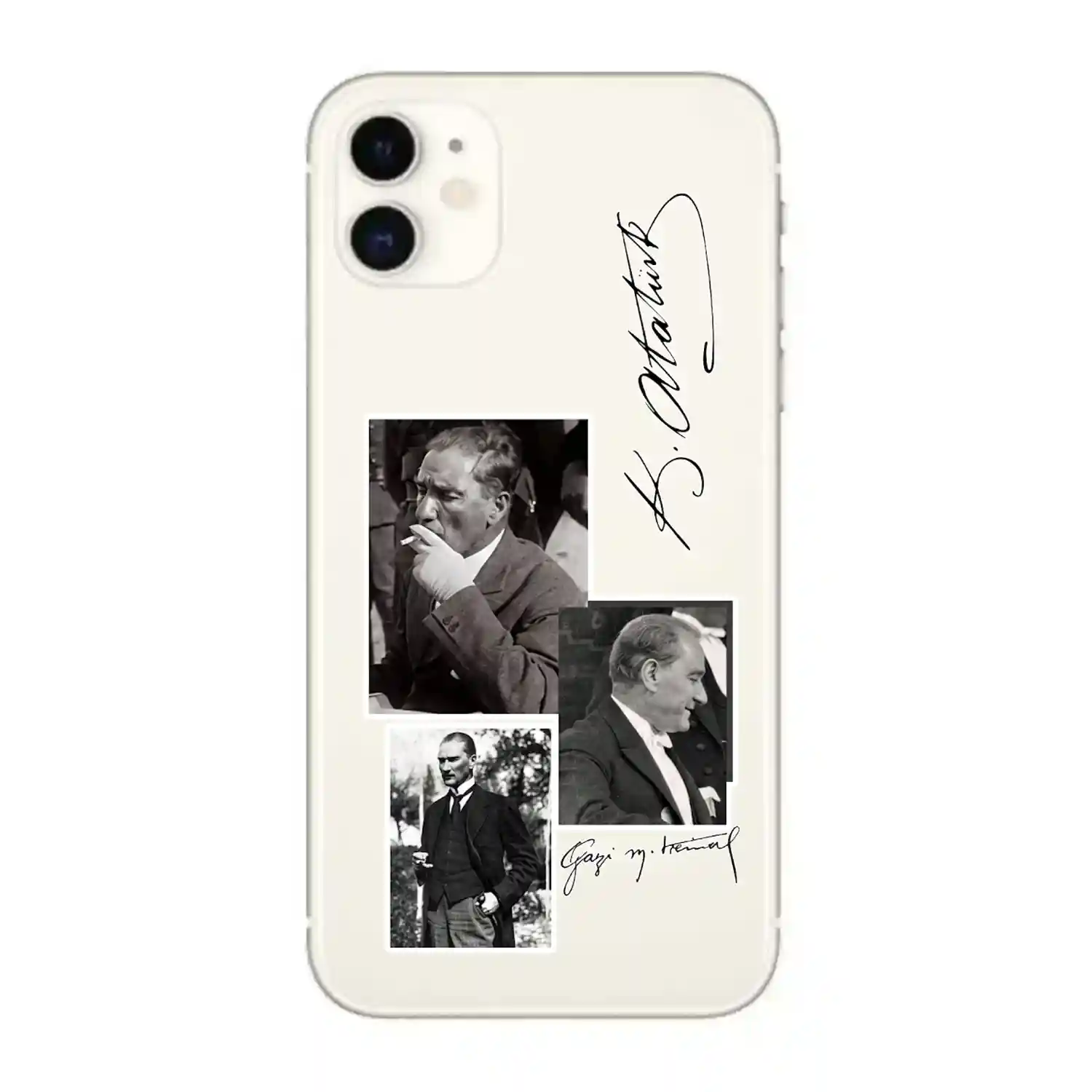 Atatürk — Baskılı Telefon Kılıfı (Android / İOS uyumludur)