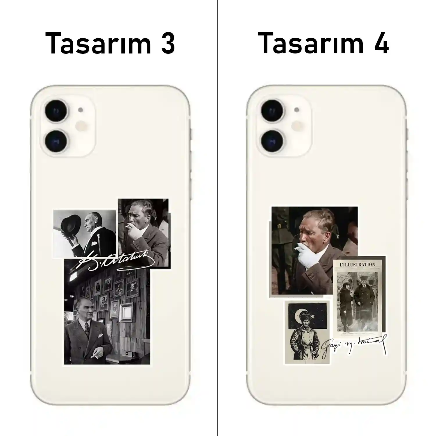 Atatürk — Baskılı Telefon Kılıfı (Android / İOS uyumludur)