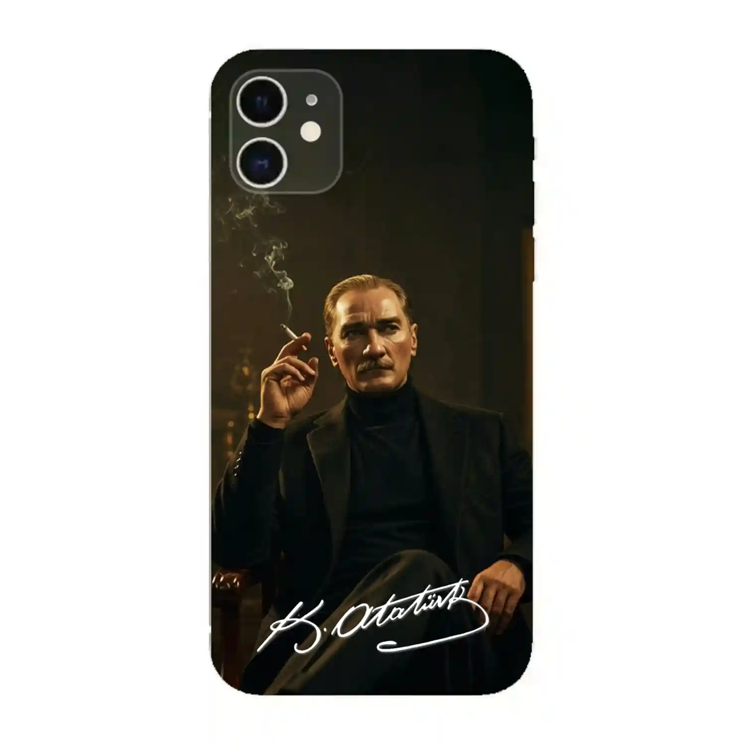 Atatürk — Baskılı Telefon Kılıfı (Android / İOS uyumludur)