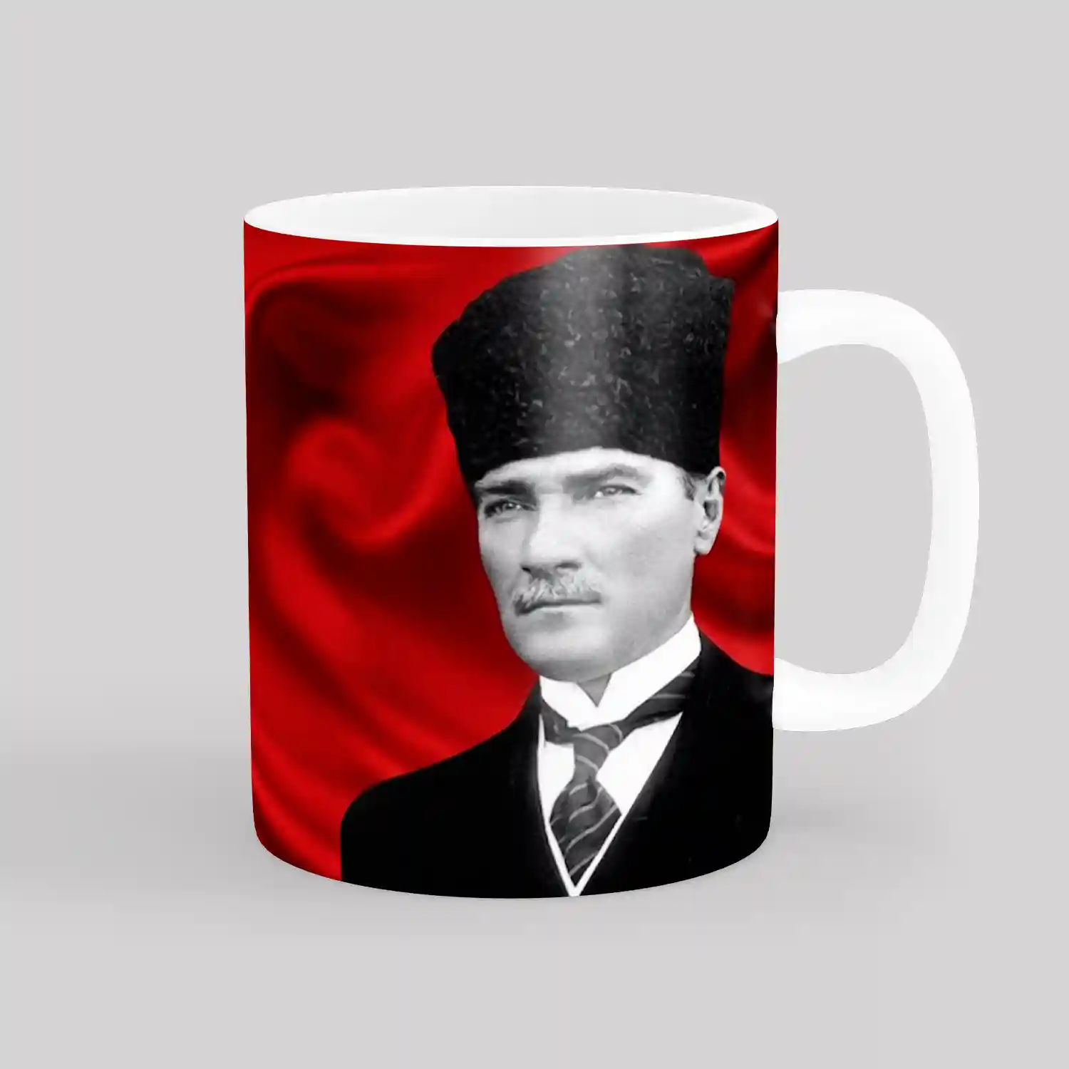 Atatürk ve Türk Bayrağı — Baskılı Kupa Bardak
