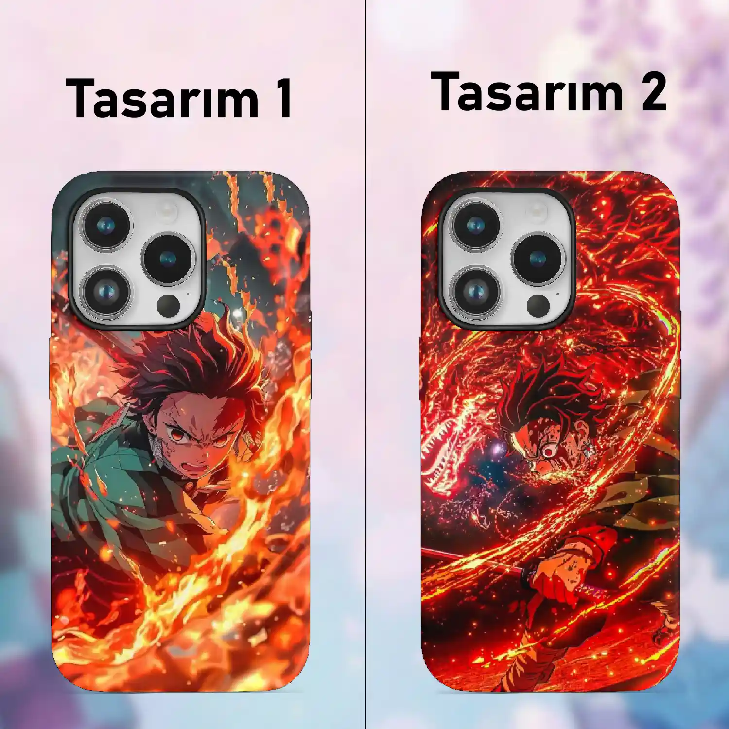 Demon Slayer - Kamado Tanjiro — Baskılı Telefon Kılıfı (Android / İOS uyumludur)