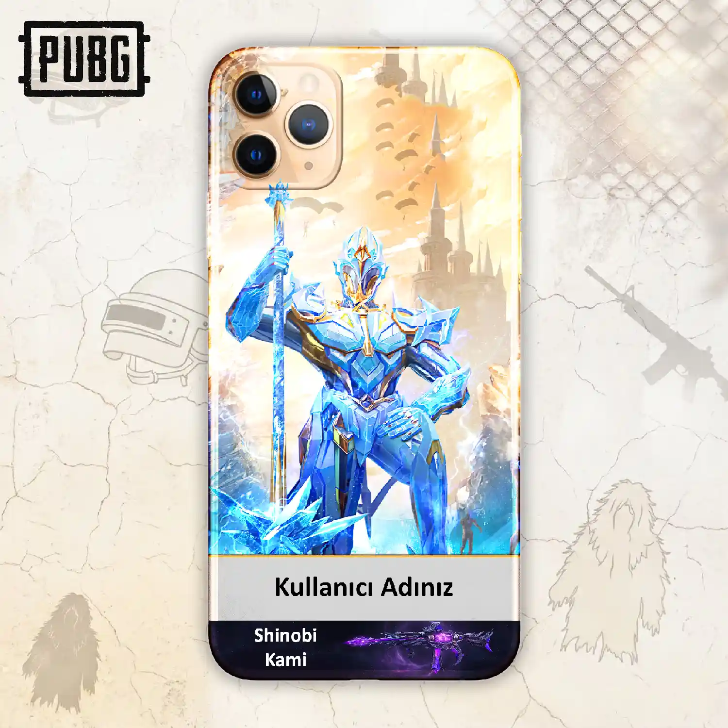 PUBG — Baskılı Telefon Kılıfı (Android / İOS uyumludur)