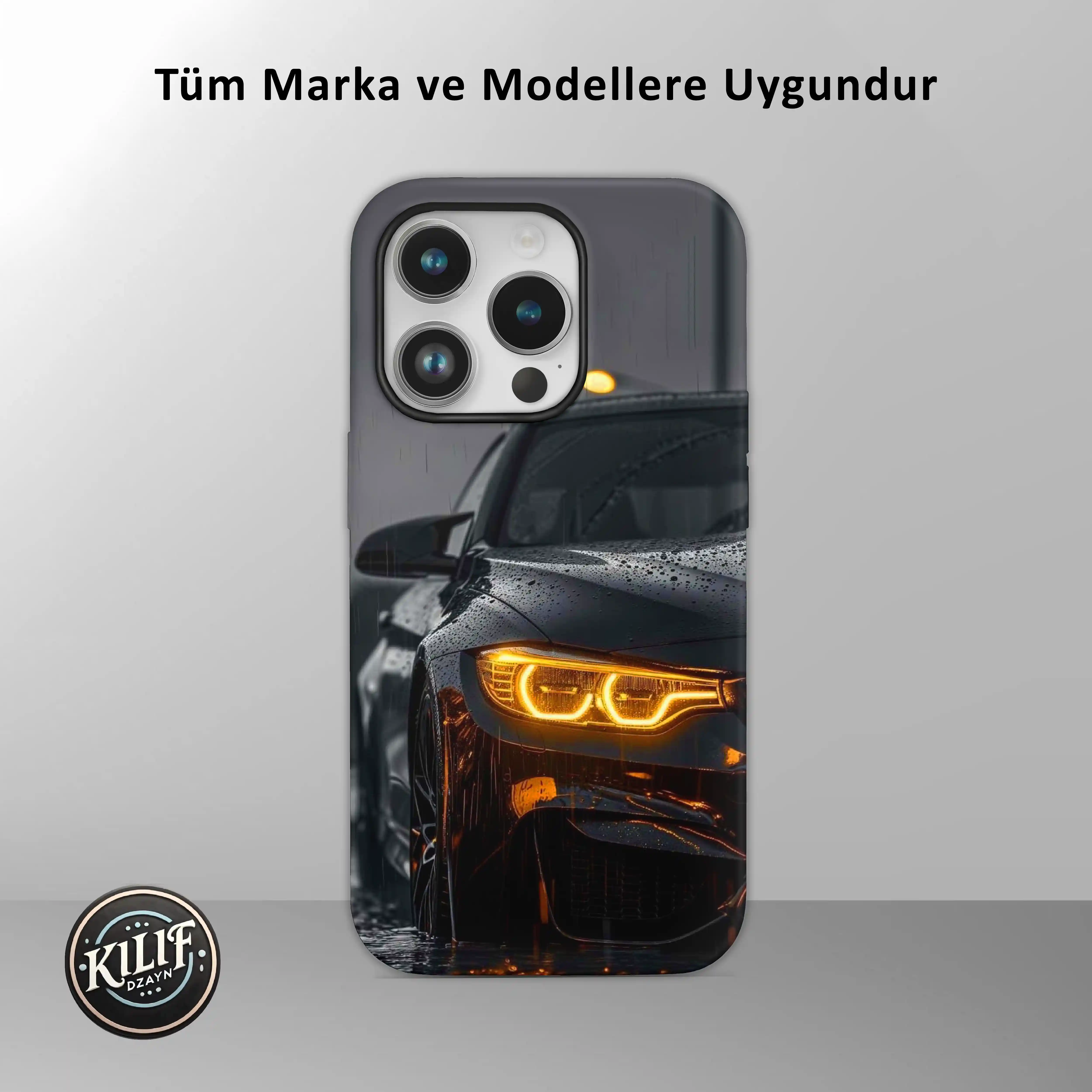 BMW Angel Eyes Yağmur Esintisi — Baskılı Telefon Kılıfı (Android / İOS uyumludur)