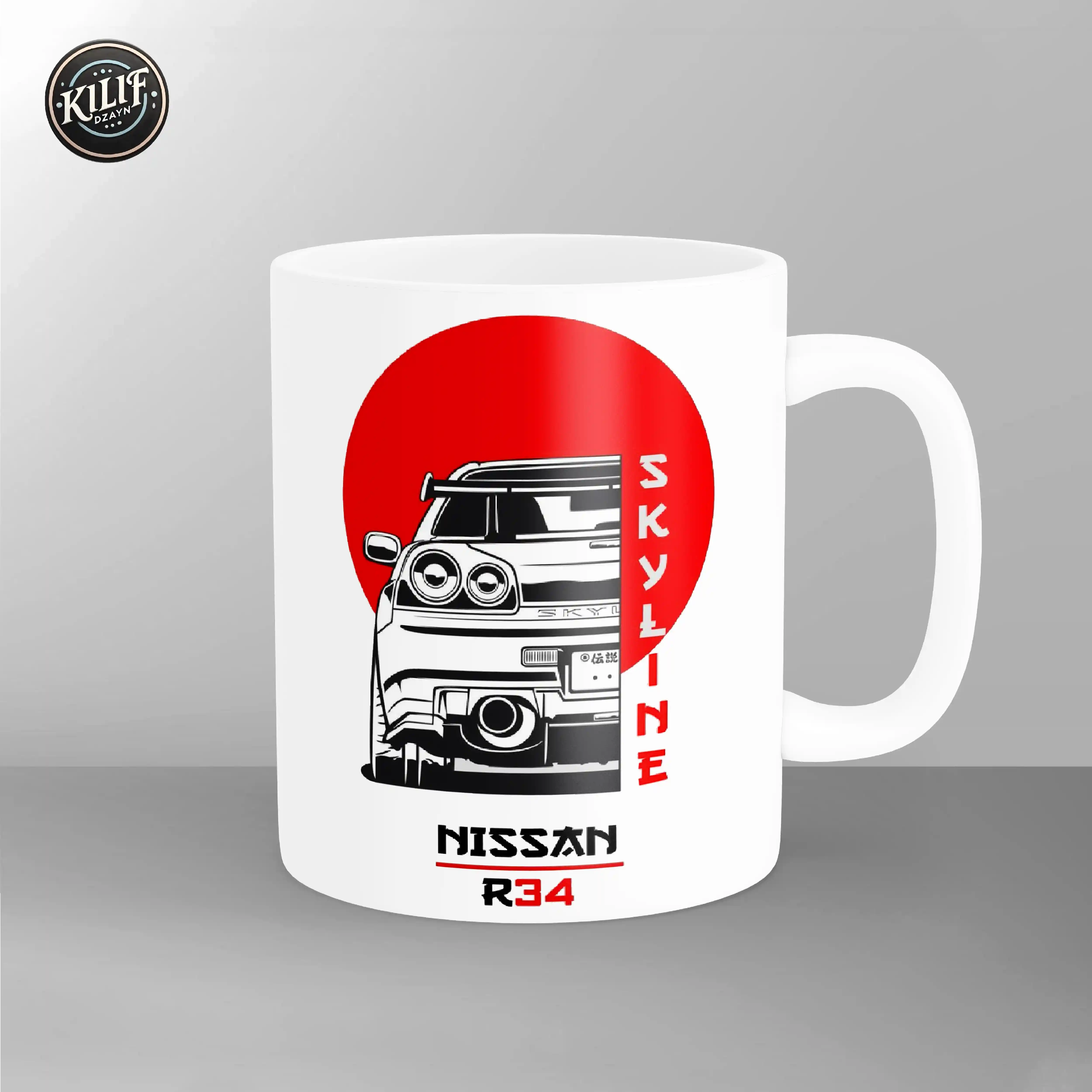 Nissan Skyline R34 Japon Efsanesi — Baskılı Kupa Bardak